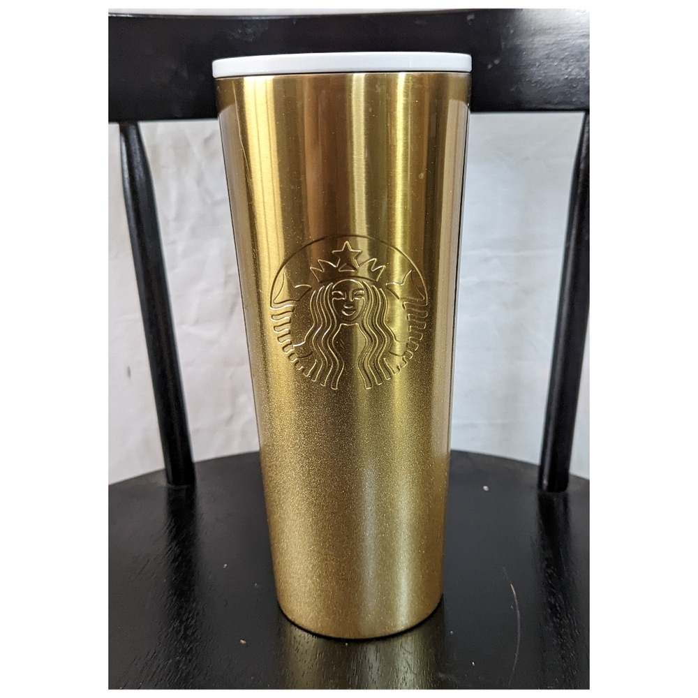 Gold Ombre Starbucks Stainless Steel Tumbler, 24 ounce